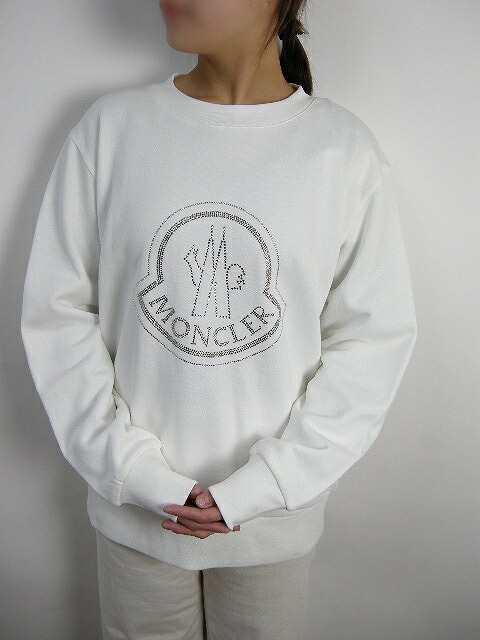 お値下げしました☆大人もOK14A☆Moncler ホワイト トレーナー お