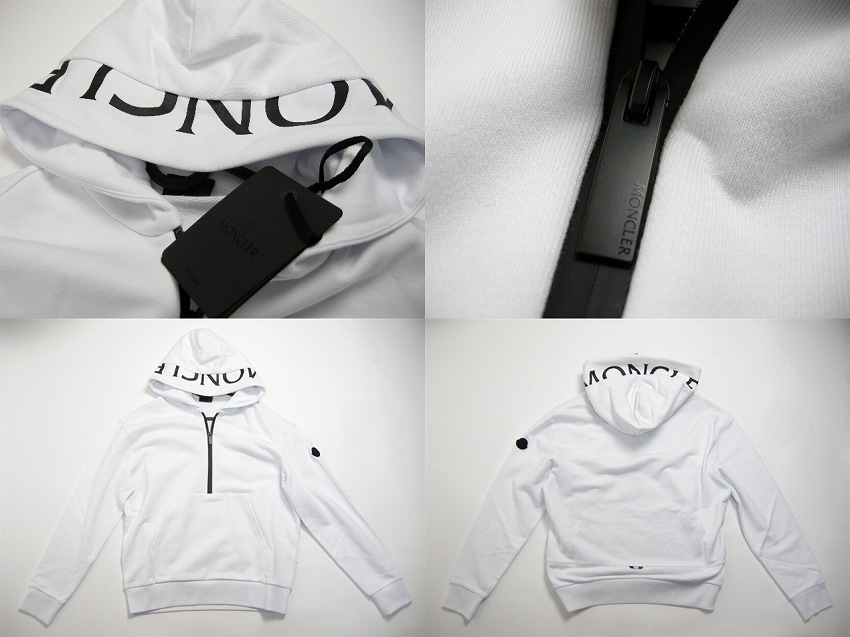 楽天市場】【MONCLER/モンクレール/HOODIE/フードロゴ スウェット