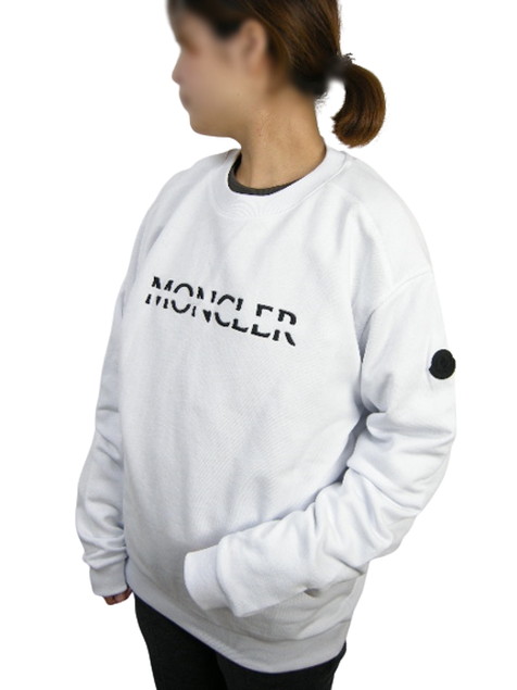 楽天市場】【MONCLER/モンクレール/SWEAT SHIRT/刺繍ロゴ スウェット