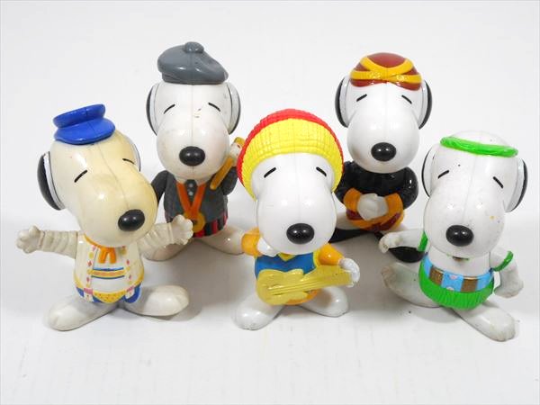 楽天市場】◎【 SNOOPY/スヌーピー 】『 ワールドツアーフィギュア5点