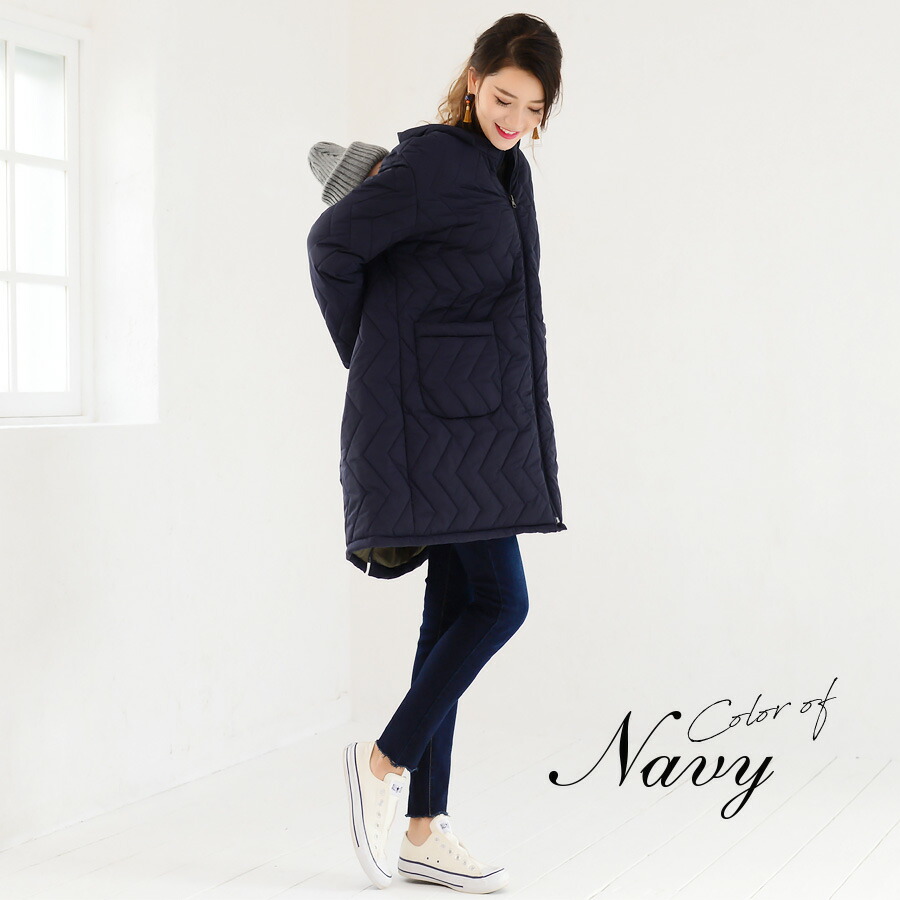 楽天市場】＜ママコート・ママアウター＞ステラ4way中綿ロングママ