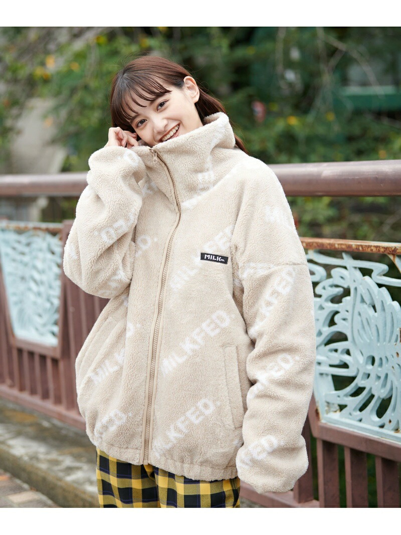 楽天市場】【SALE／30%OFF】ALL OVER BOA ZIP JKT ジャケット MILKFED