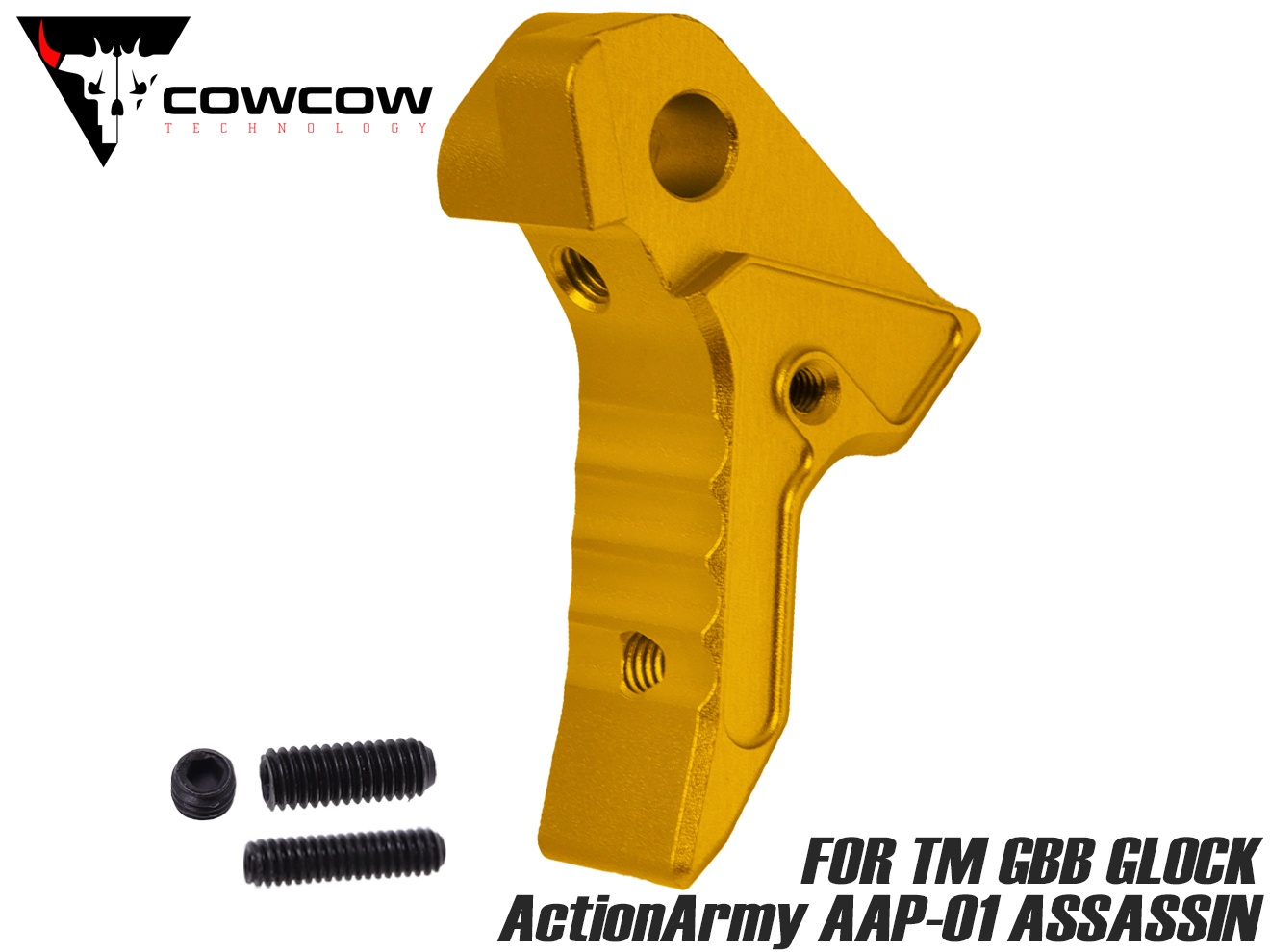 楽天市場】COWCOW TECHNOLOGY A6061 CNC アジャスタブルトリガー for