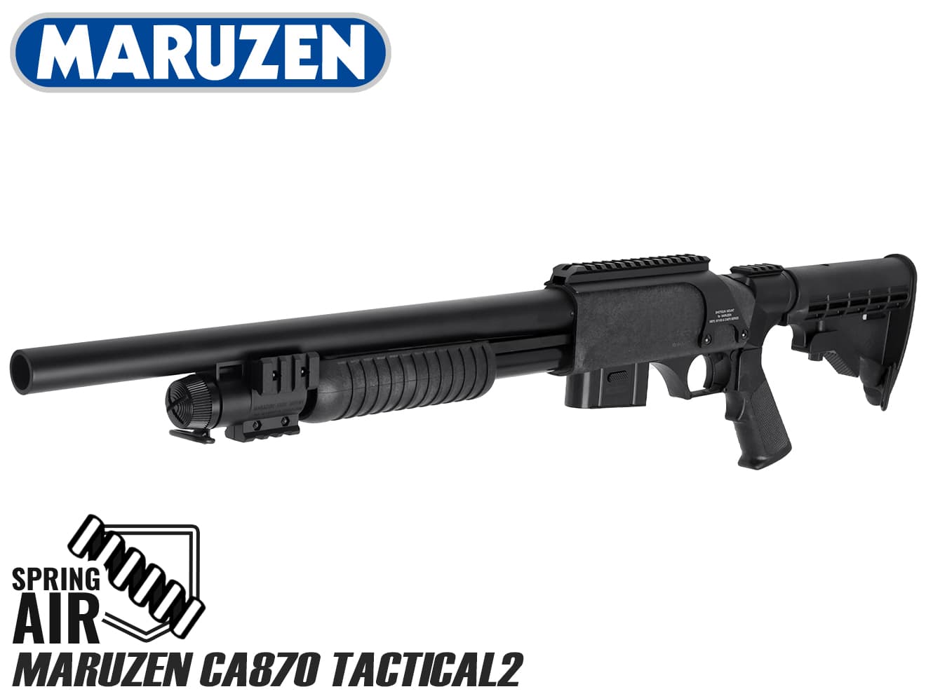楽天市場】マルゼン コッキングエアーショットガン CA870 タクティカル