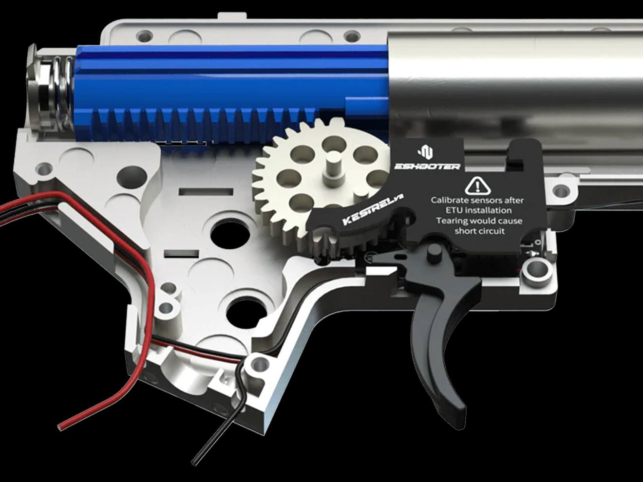 楽天市場】Eshooter Kestrel（ケストレル)V2 ETU (Ver.2ギアボックス