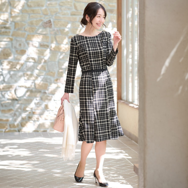 楽天市場】ワンピース ：エミリー タータンチェック ◇opd6b-050001