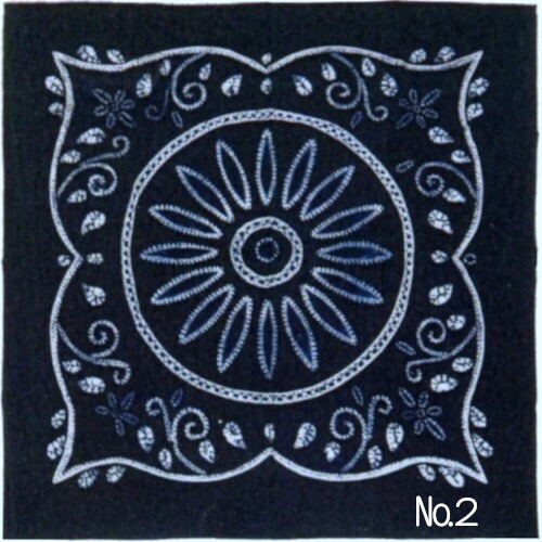 楽天市場】小粋 和の詩 藍の郷 藍染 刺し子 クロス 風呂敷 120cm 手