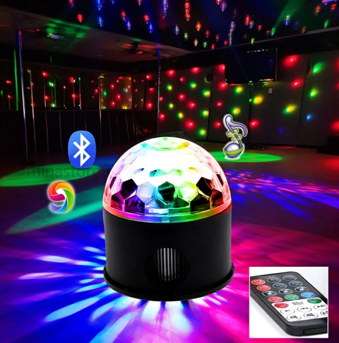 楽天市場】ステージライト ディスコライト 舞台照明 ミラーボール RGB