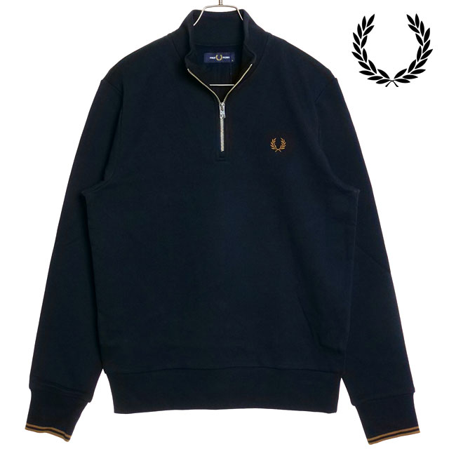 楽天市場】フレッドペリー FRED PERRY メンズ ハーフジップ スウェット
