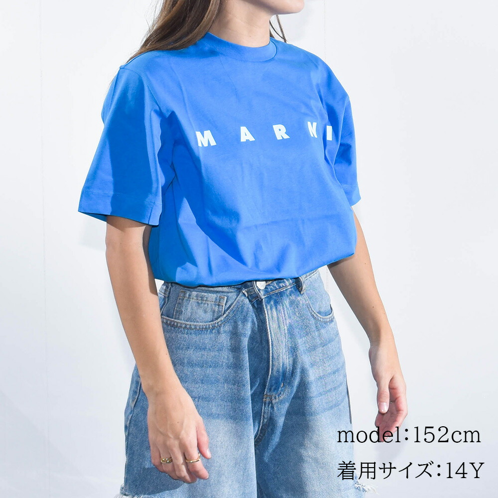 楽天市場】MARNI キッズ マルニ Tシャツ キッズ レディース ロゴ 半袖