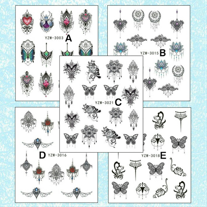 楽天市場】ネイルシール Part1 【ネコポス対応】ウォーターシール