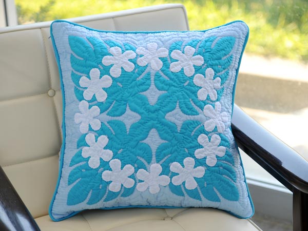 楽天市場】ハワイアンキルト キット しつけ済み クッションカバー