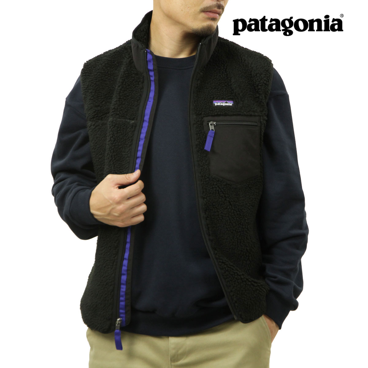 楽天市場】パタゴニア メンズ フリースベスト 正規品 patagonia レトロ