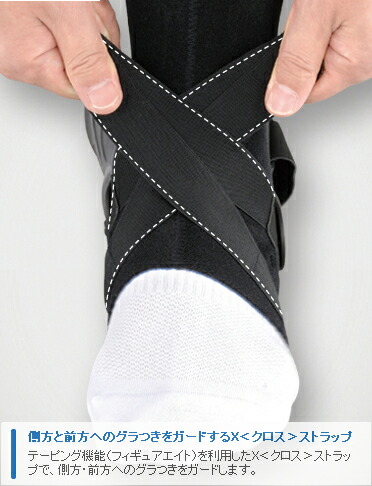 楽天市場】足首用サポーター左右別ハードサポートザムスト 【A2-DX