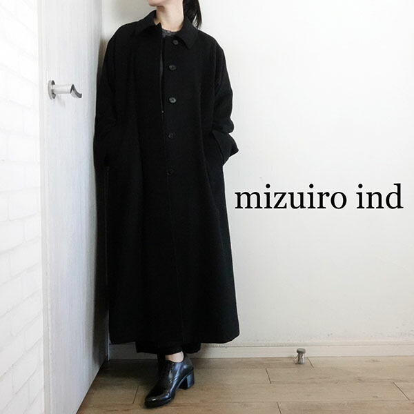 楽天市場】【2025秋冬新作】ミズイロインド mizuiroind ウール混バルマ