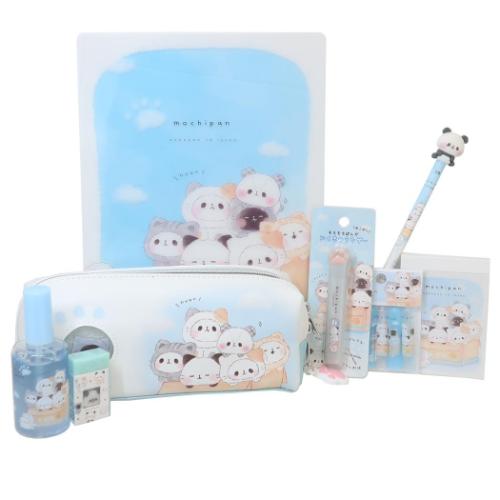 楽天市場】文具セット もちもちぱんだ 8点文房具セット ねこだらけ