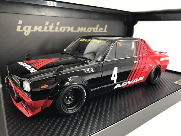 楽天市場】イグニッションモデル製 1/18 LB-WORKS ハコスカ 2ドア