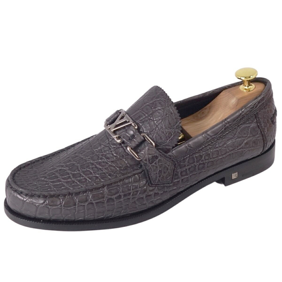 楽天市場】ルイ ヴィトン（カラーグレー）（ローファー｜メンズ靴