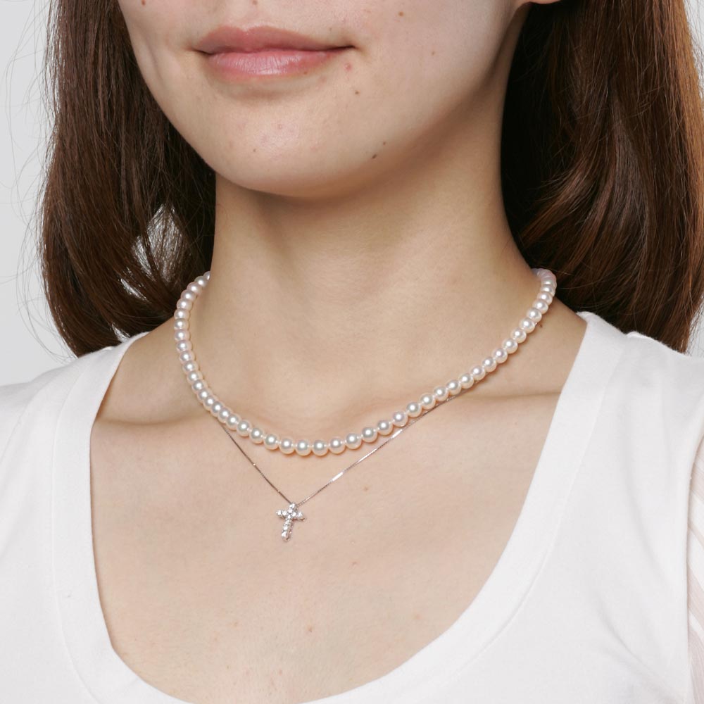 楽天市場】ベビーパール ネックレス あこや真珠 5.5mm ベビーパール