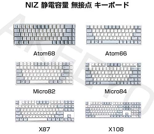 楽天市場】NIZ 静電容量無接点方式 キーボード ワイヤレスキーボード