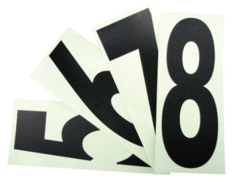 楽天市場】An's レーシングカート用 ゼッケンナンバー ステッカー / 1