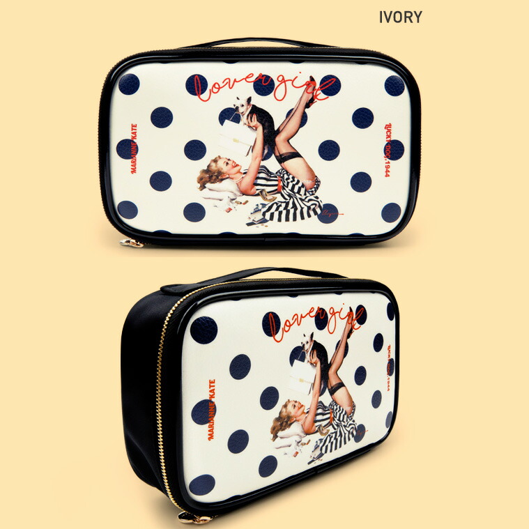 楽天市場】MARIANNE KATE マリアンケイトラバーガール化粧ポーチ