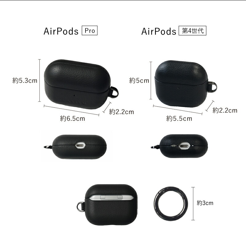 楽天市場】【AirPodsPRO / AirPods4対応】airpods ケース 本革 メンズ