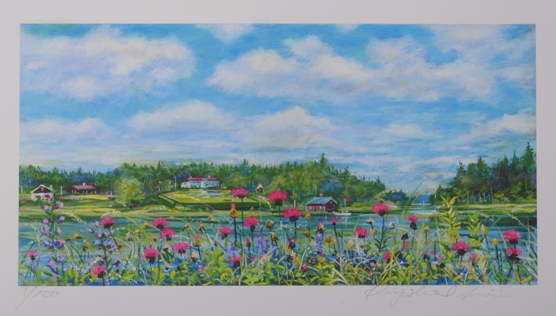 篠崎晴夫　Shinozaki Haruo FLOWERS キャンバスF3 サイン 楽天市場】 お勧め作家 > 篠崎晴夫 : アートギャラリーモトカワ