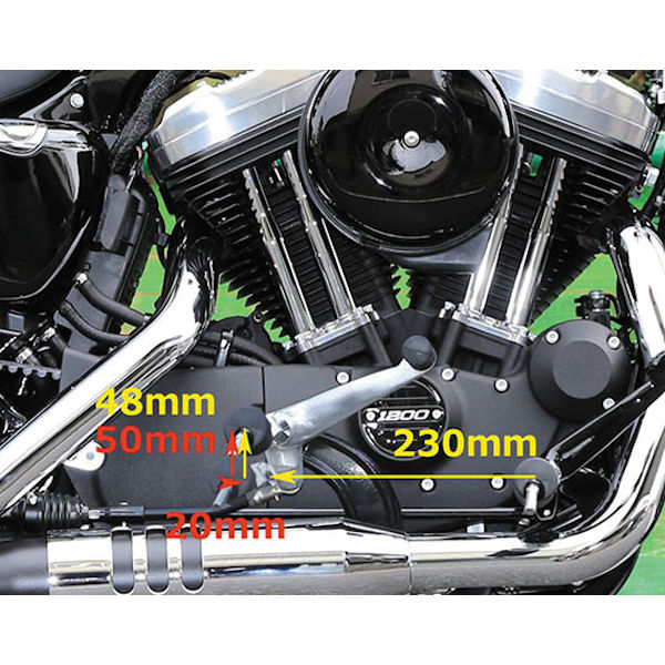 楽天市場】【在庫あり】HD-05443 ミッドコントロールキット ハーレー