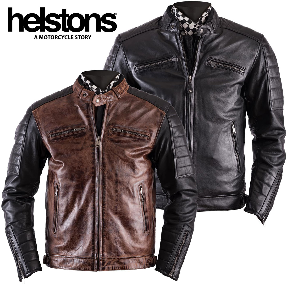 楽天市場】ヘルストン レザージャケット クルーザー レザージャケット