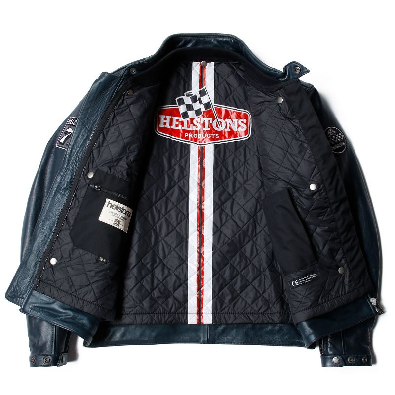 楽天市場】ヘルストン レザージャケット インディ レザー ジャケット