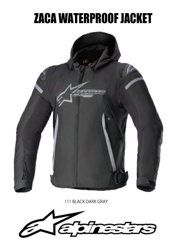 楽天市場】alpinestars 2023年モデル ZACA WATERPROOF JACKET