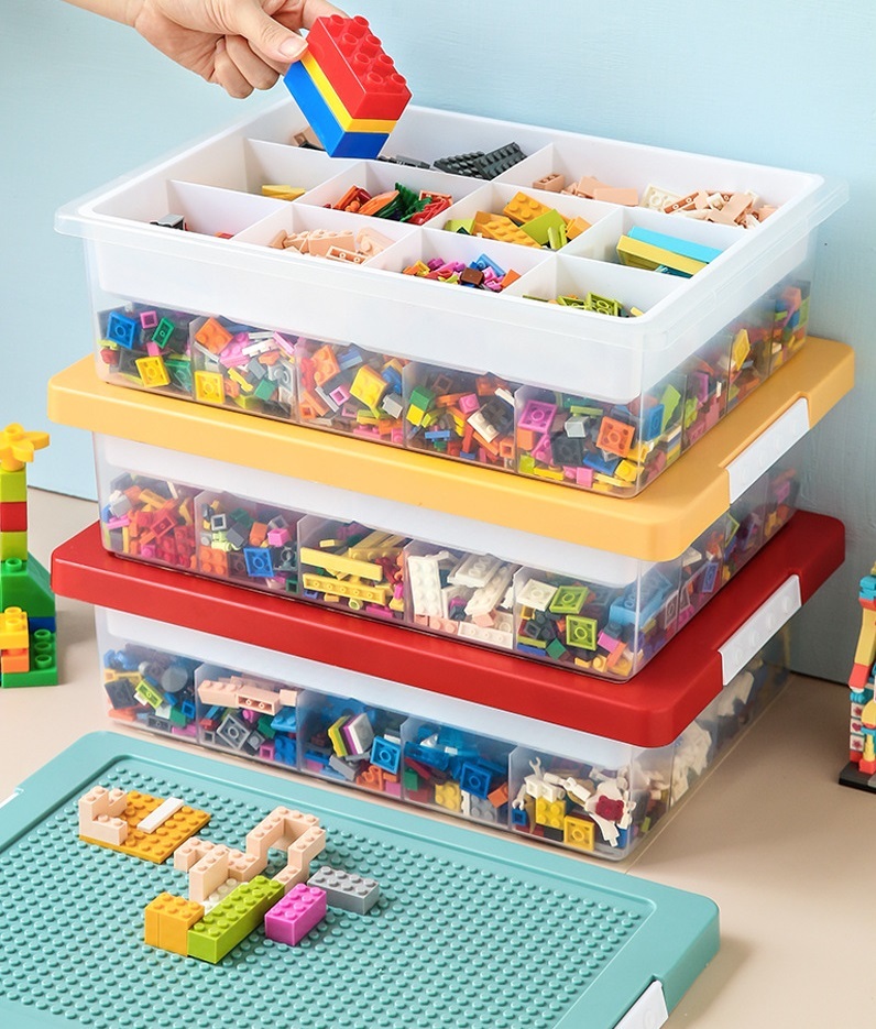 楽天市場】送料無料 ブロック収納ケース おもちゃ収納 収納ボックス 2