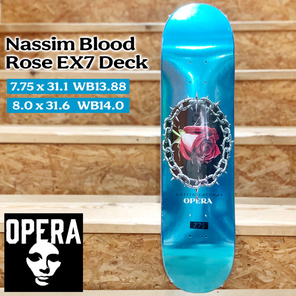楽天市場】オペラ デッキ OPERA SKATEBOARDS Nassim Lachhab BLOOD