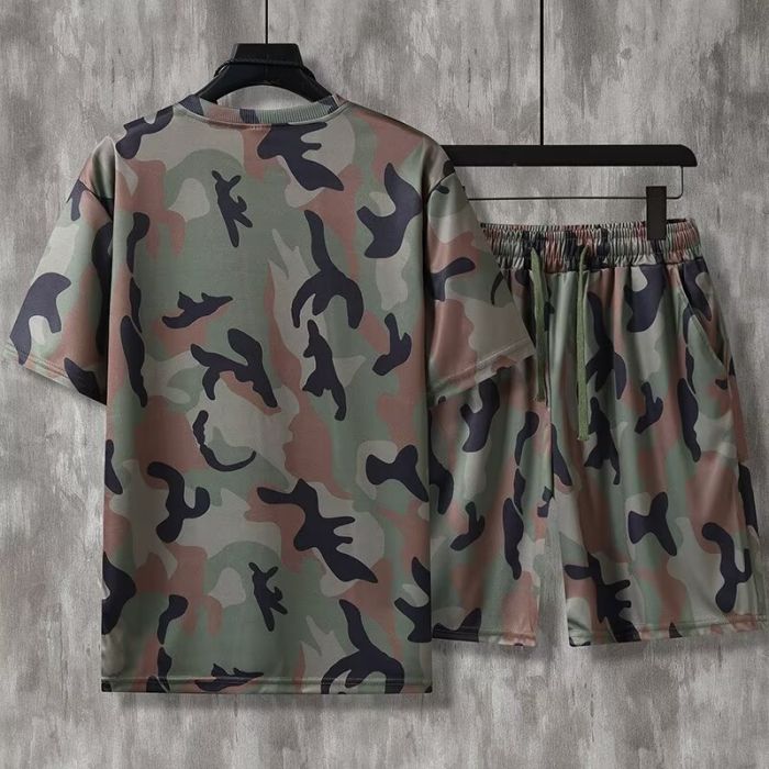 楽天市場】ジャージ 迷彩柄 Tシャツ ショートパンツ メンズ
