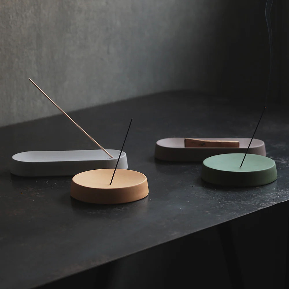 楽天市場】お香立て Hanne Ellipse Trolley Gray エリプス トロリー