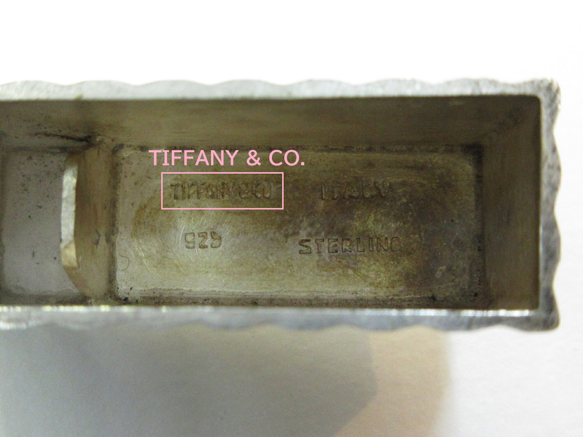 楽天市場】ティファニー オイルライター スリムサイズ 純銀製 Zippo