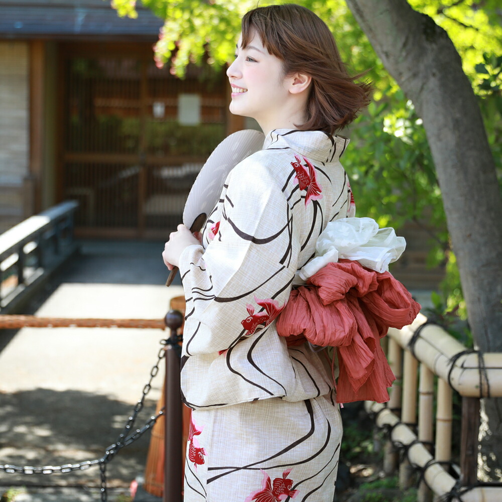 楽天市場】浴衣 セット レディース レトロ 上質 高級変わり織り綿麻