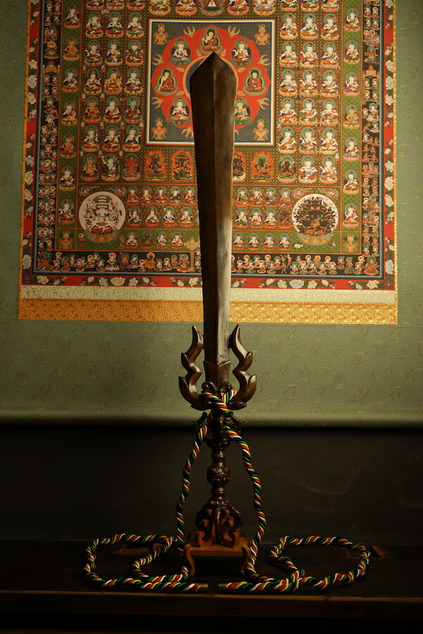 楽天市場】不動明王利剣 銅造彫金仕上げ : 仏像仏画チベット美術卸の天竺堂