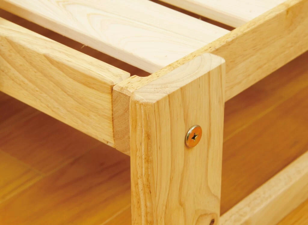 楽天市場】中居木工 折りたたみ ひのきスノコベッド ロータイプ 日本製