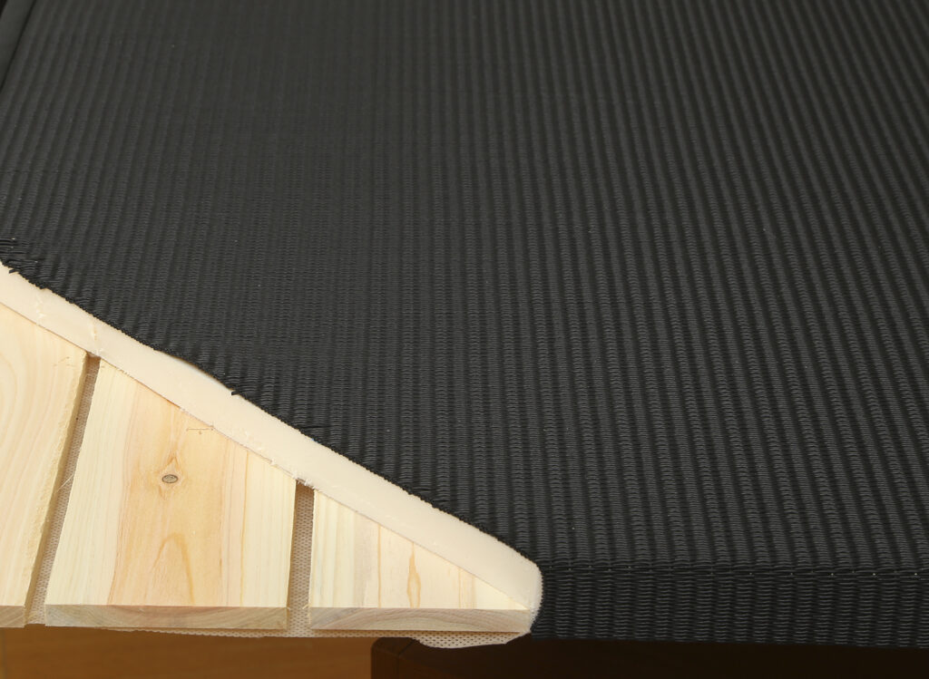 楽天市場】中居木工 折りたたみ 畳ベッド 黒畳 ハイタイプ 日本製 国産