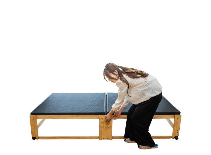 楽天市場】中居木工 折りたたみ 畳ベッド 黒畳 ハイタイプ 日本製 国産