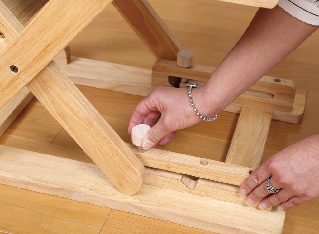 楽天市場】中居木工 高さが変わる座椅子 : 中居木工