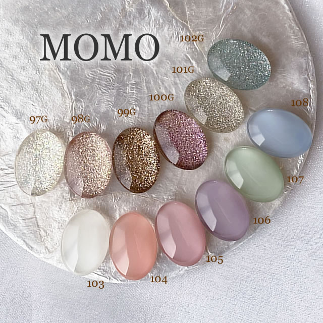 楽天市場】□カラージェル MOMO by nail for all 3g 97-108 《10個まで