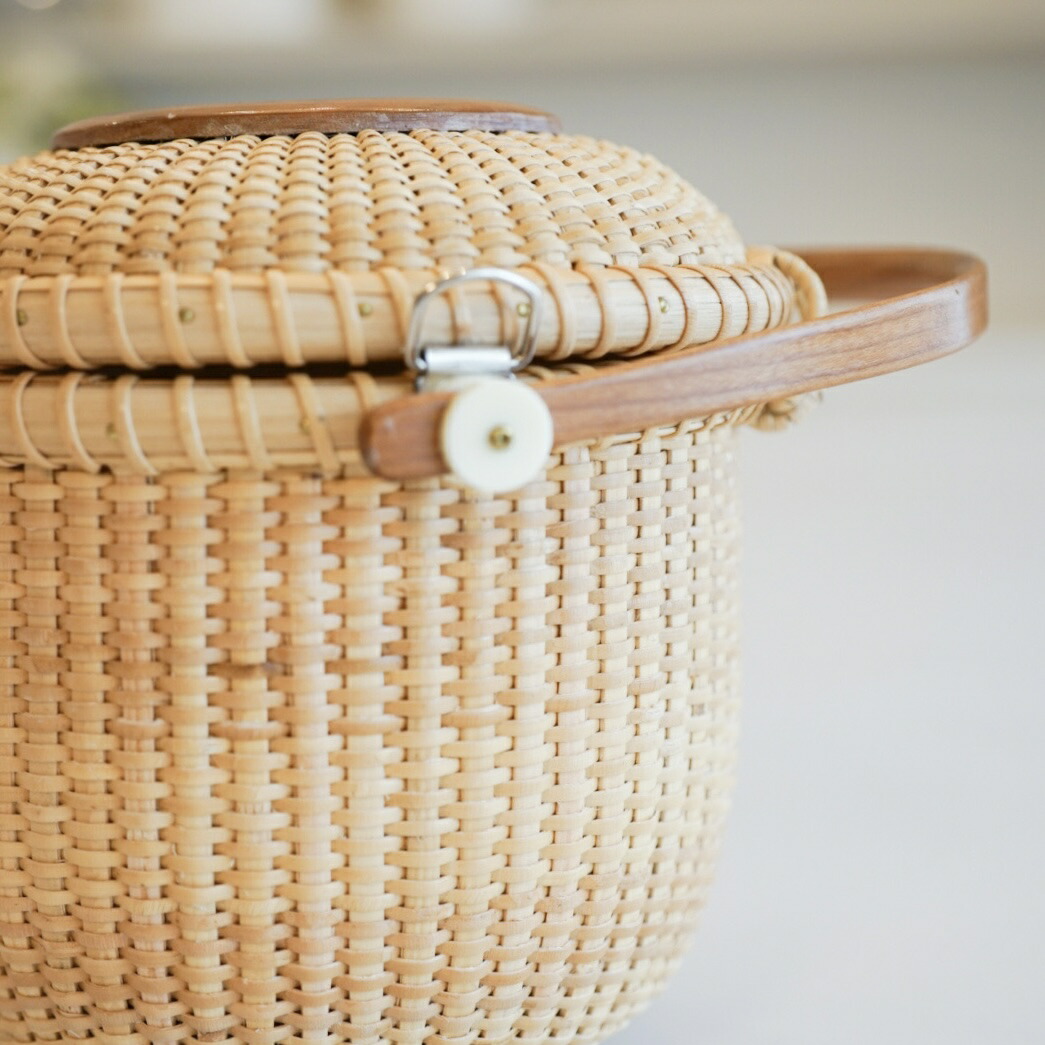 楽天市場】5インチ・ナンタケットバスケット・ラウンドパース・Dカン