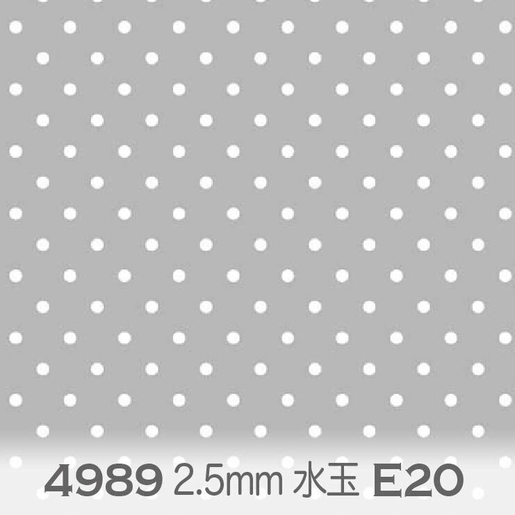 楽天市場】2.5ミリ ドット・水玉（夜） ライトグレー生地 4989-e20 2.5