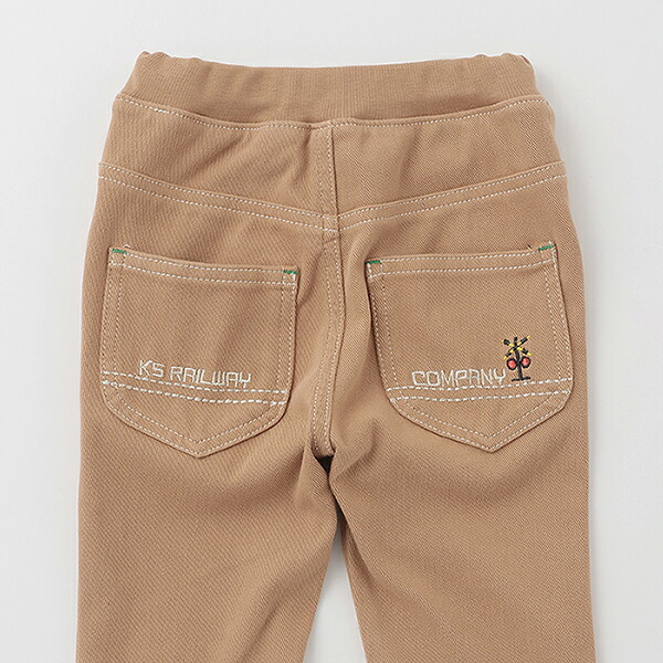 楽天市場】クレードスコープ(kladskap)電車刺しゅうロング丈ストレート