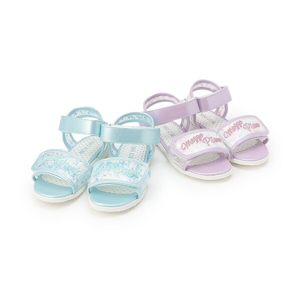 楽天市場】メゾピアノ(mezzo piano)クリアラメ サンダル : NARUMIYA