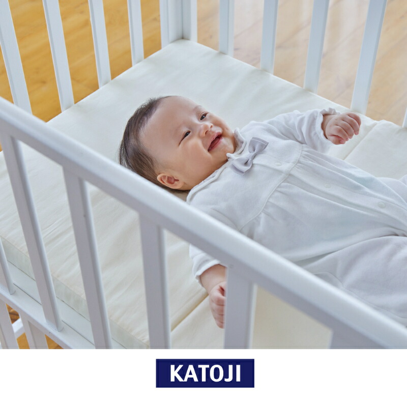 楽天市場】カトージ ベビーベッド ハイタイプ プチホワイト ホワイト