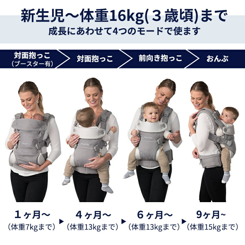 楽天市場】nuna ヌナ 抱っこひも ベビーキャリア カドル cudl アスペン
